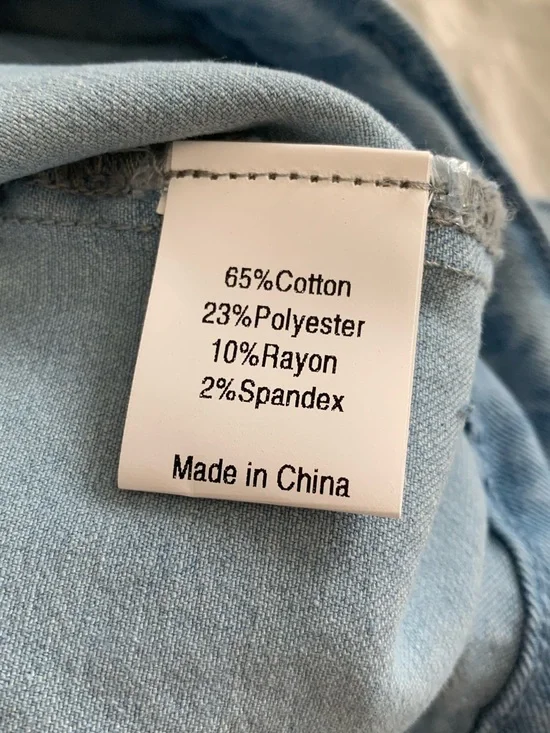 CiMuk Light Wash Denim Mini Skirt - Picture 13 of 16